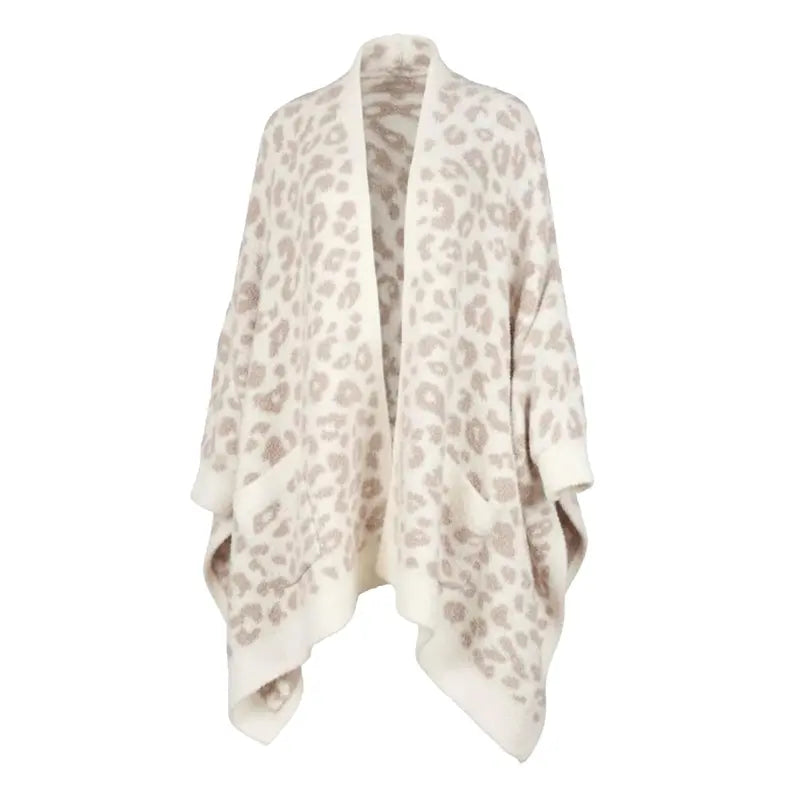 Women's Sherpa Wearable Blanket Poncho
