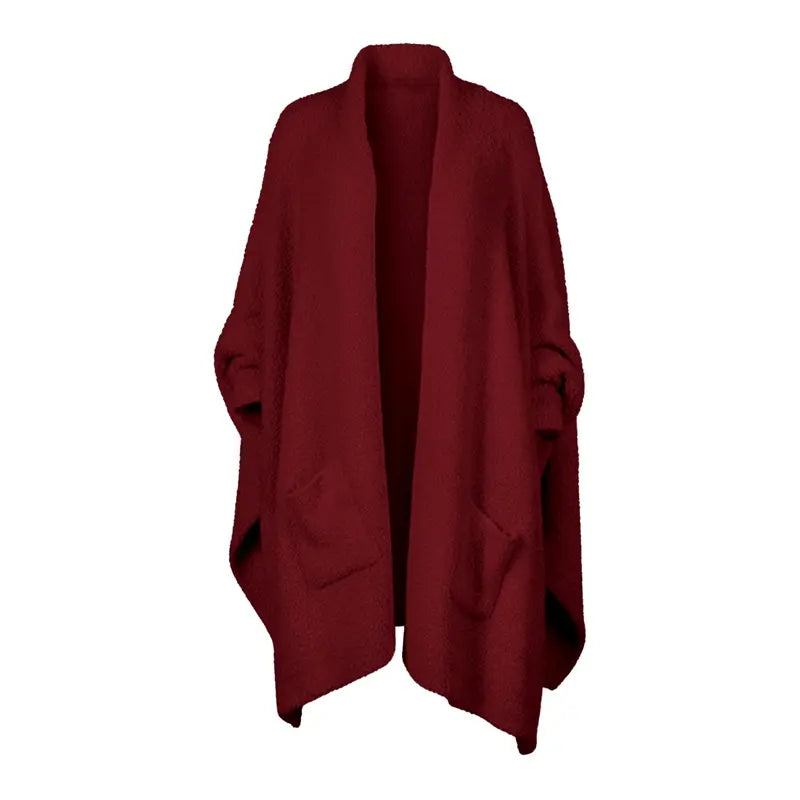 Women's Sherpa Wearable Blanket Poncho