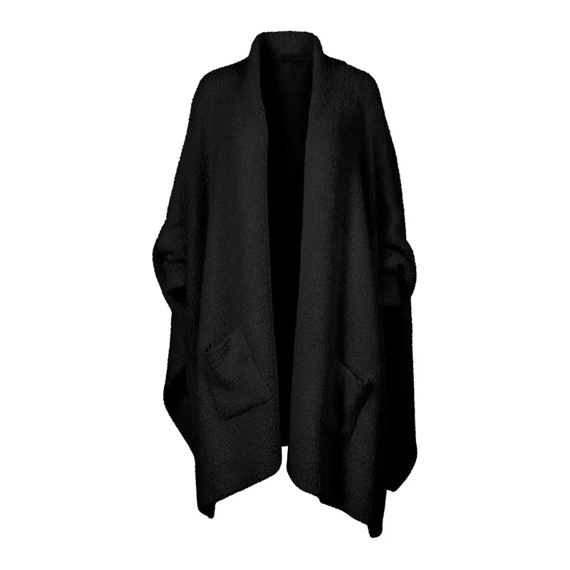 Women's Sherpa Wearable Blanket Poncho