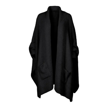 Women's Sherpa Wearable Blanket Poncho