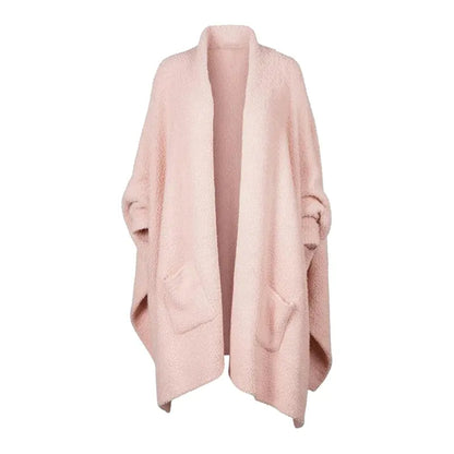 Women's Sherpa Wearable Blanket Poncho