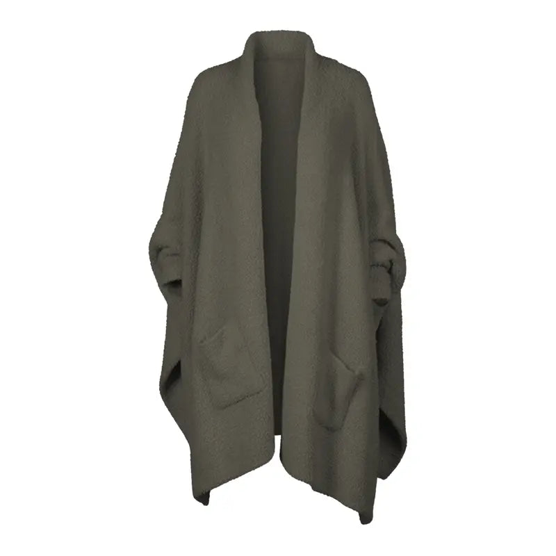 Women's Sherpa Wearable Blanket Poncho