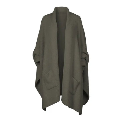 Women's Sherpa Wearable Blanket Poncho