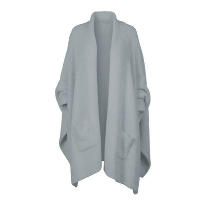 Women's Sherpa Wearable Blanket Poncho