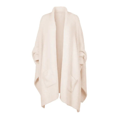 Women's Sherpa Wearable Blanket Poncho